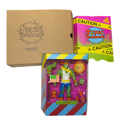 Radioactive rage glow in the dark toxie super 7