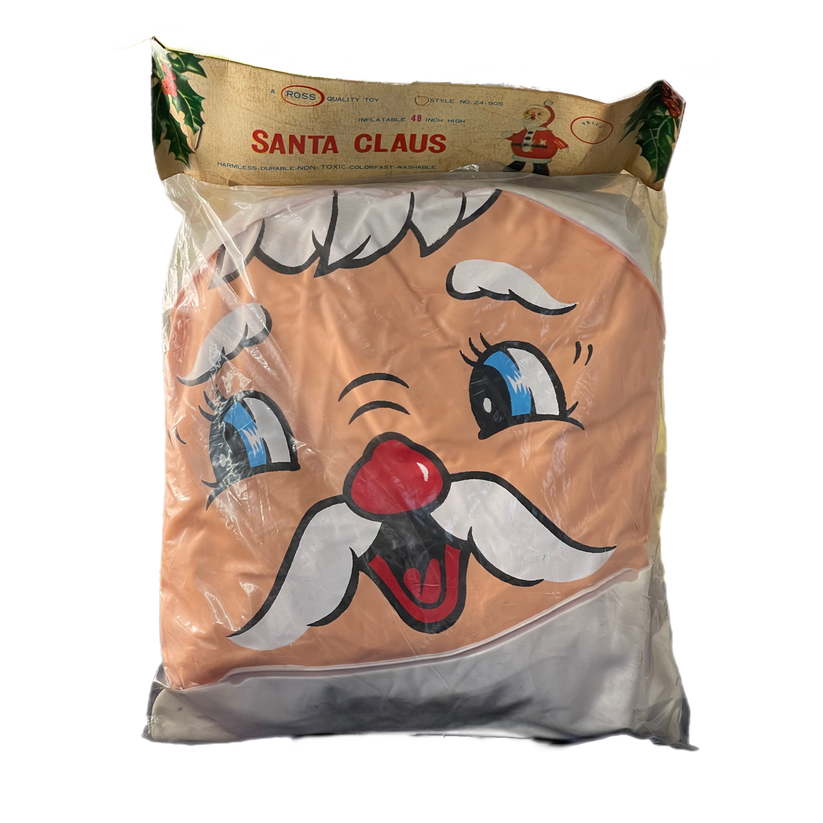 Old Santa Inflatables Vintage inflatable Santa sealed in bag 60s 70s – The secret toy society