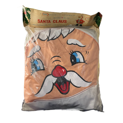 Vintage inflatable Santa sealed in bag 60s 70s