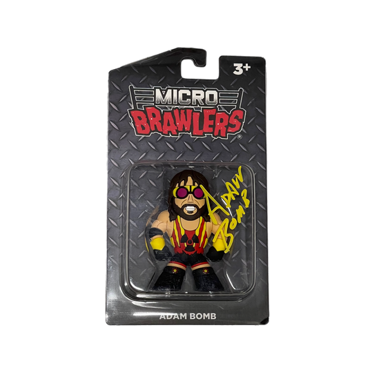 Mini adam bomb micro brawler SIGNED