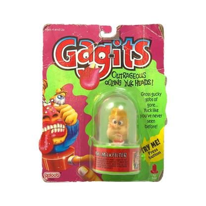 Galoob/ The Toy Boys 1991 Gag-its Mike Milkfilter