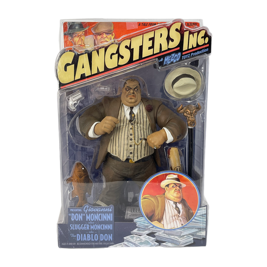 Mezco Toyz Gangsters Inc. Giovanni “Don” Moncinni 99% complete missing cigar