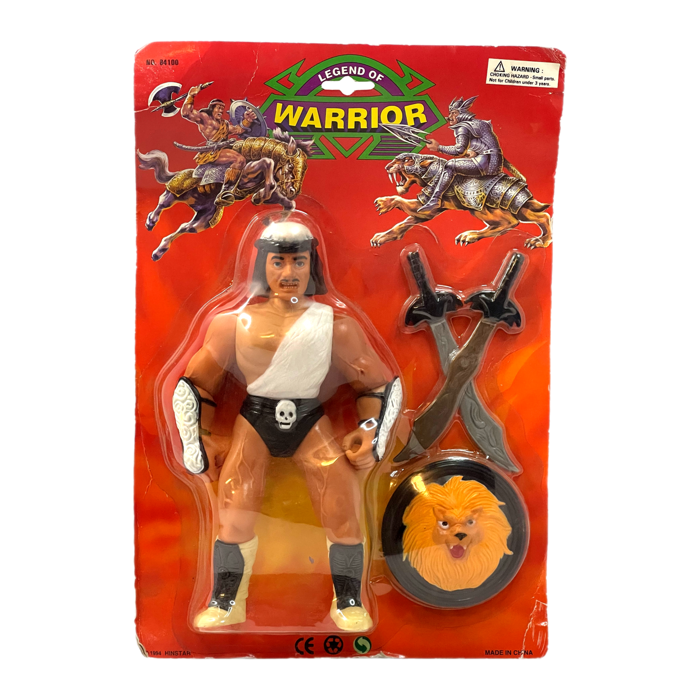 Hinstar Legend Of Warrior Vintage Action Figure mint on card