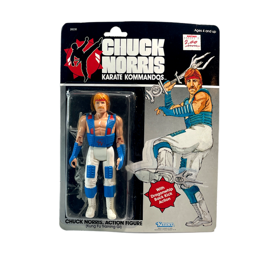 Kenner Karate Kommandos Chuck Norris Karate GI vintage action figure Moc 1980s