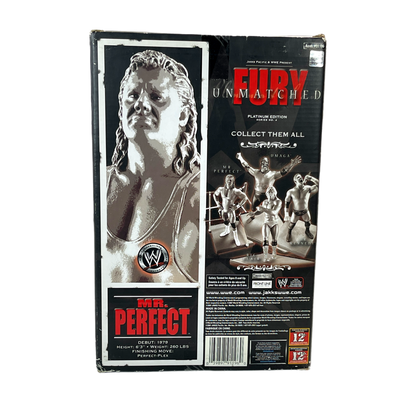 Jakks Unmatched Fury Mr. Perfect mib action figure statue