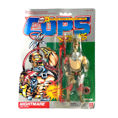 Hasbro Cops N Crooks Attack Android Nightmare vintage action figure Moc 80s