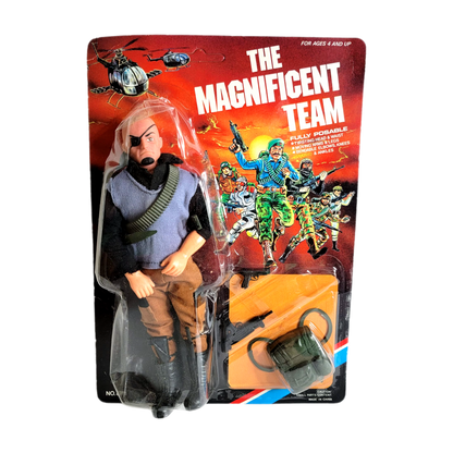 Paco Toys The Magnificent Team vintage action figure bootleg ko GI Joe Mego like