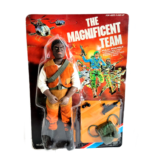 Paco toys The Magnificent Team vintage action figure GI Joe bootleg knockoff mego like