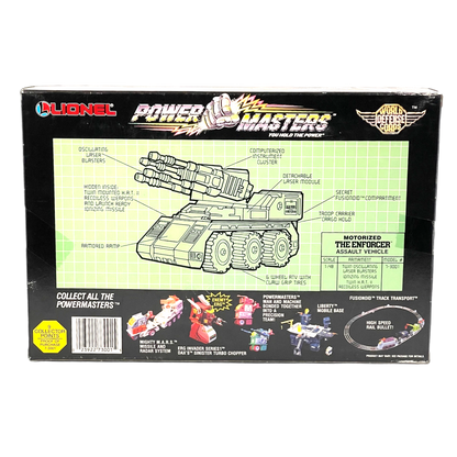 Lionel Power Masters The Enforcer Motorized Assault Vehicle misb 1980s mask Kenner