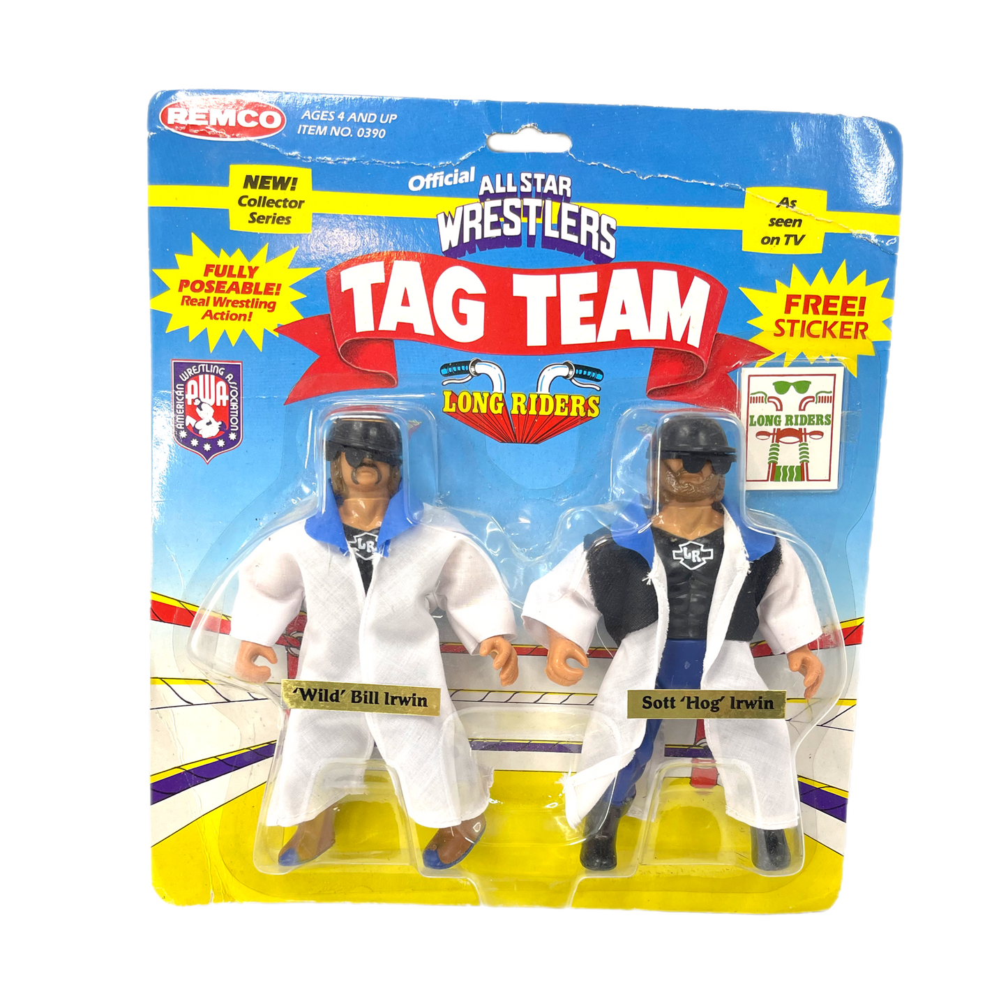 Remco AWA All Star Wrestlers Tag Team The Longriders