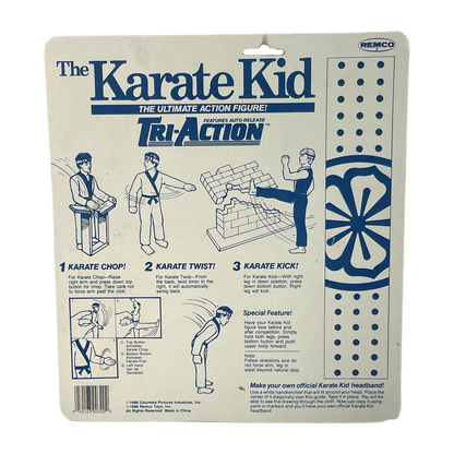 Remco Karate Kid Daniel Red Gi Moc vintage action figure 80s