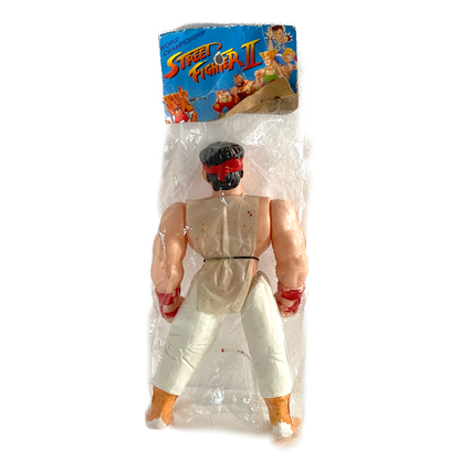 Blowmold vintage street fighter II Ryu sealed 90s Mexico bootleg