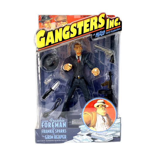 Mezco Gangsters Inc. Frankie Foreman complete open package