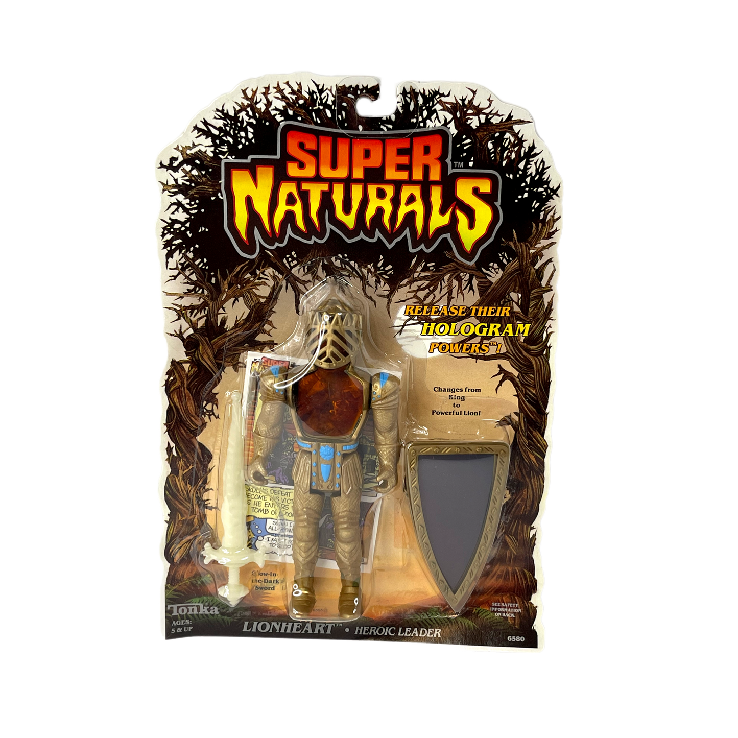 Tonka Toys Super Naturals Skull Lionheart Snakebite Eagle eye 80s vintage hologram action figures