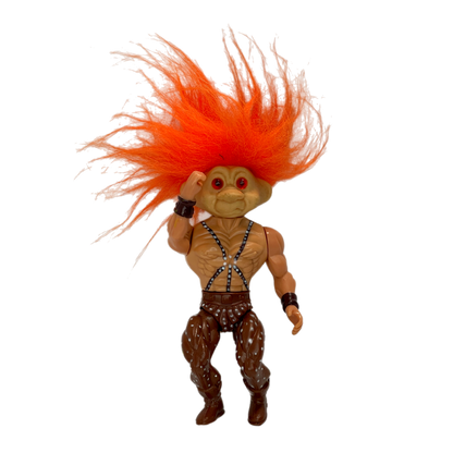 Troll force white ninja black ninja and Viking troll knockoff ko vintage action figure lot