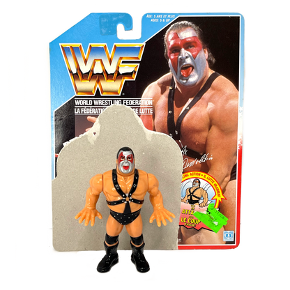 WWF Hasbro Demolition Axe and Smash bilingual cardback vintage pro wrestling action figures