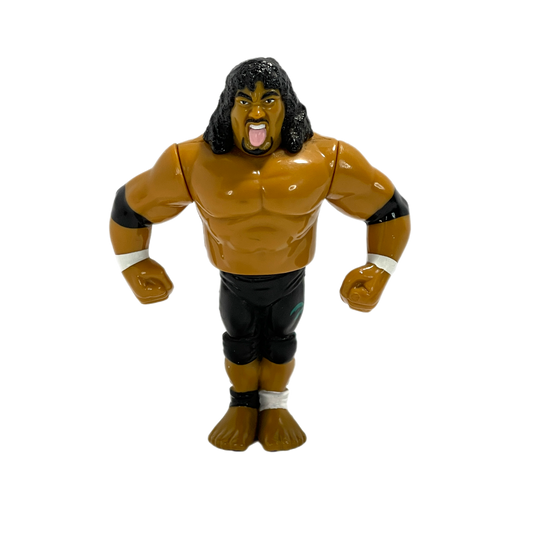 WWF Hasbro Samu of the Headshrinkers vintage action figure