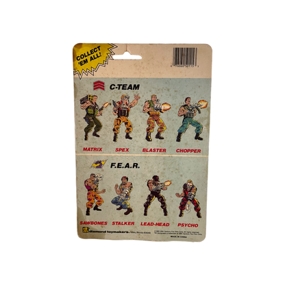 Commando Matrix vintage action figure Arnold Schwarzenegger Moc Diamond toymakers 1985
