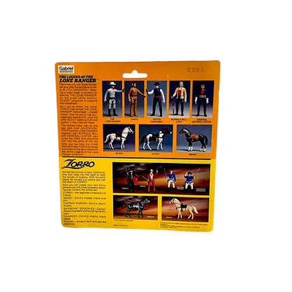Gabriel Toys The Lone Ranger & Silver Rare double pack! Moc 80s vintage action figure