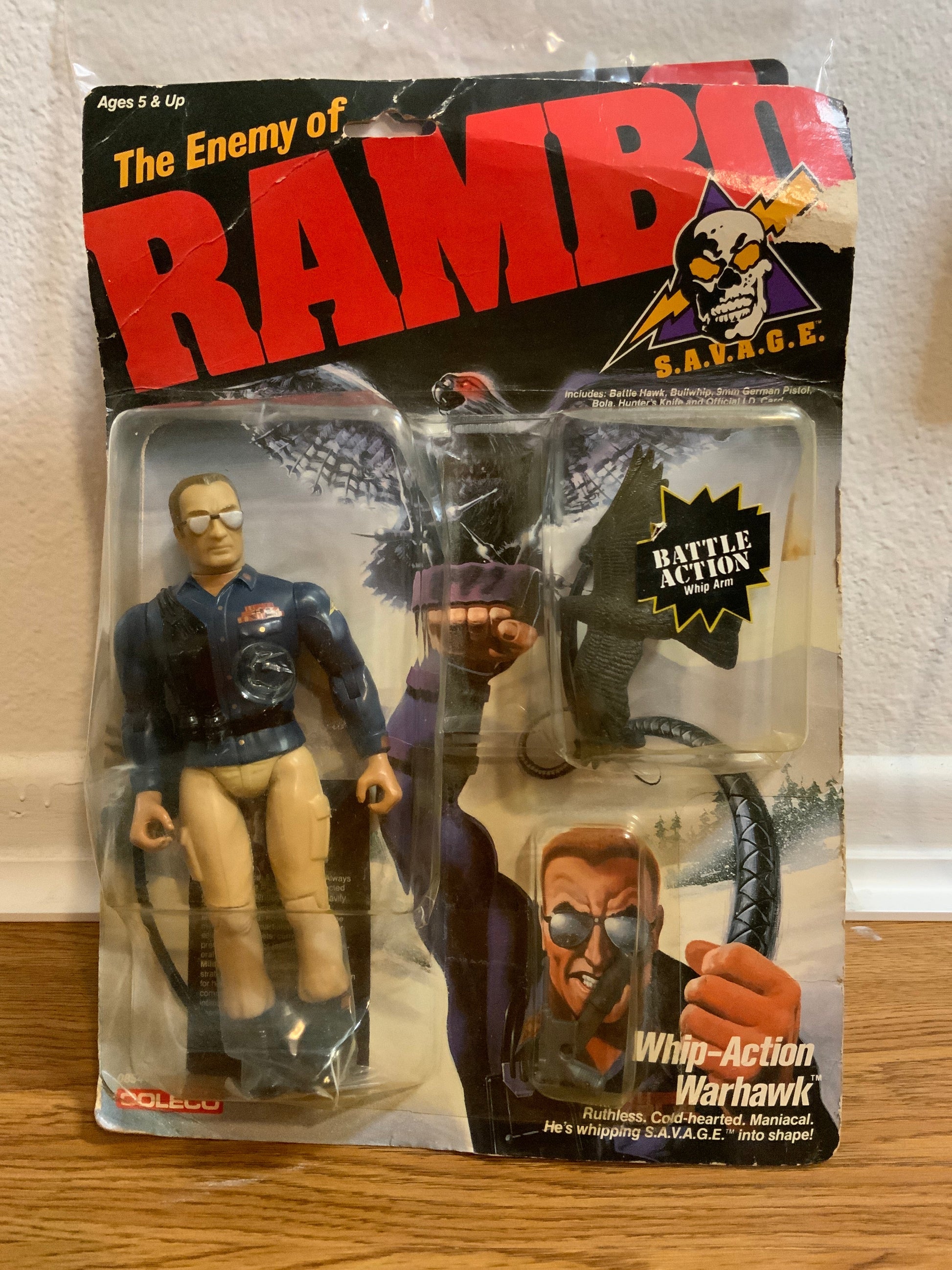 Coleco Rambo Snake Bite and Whip Action Warhawk lot of two – The secret ...