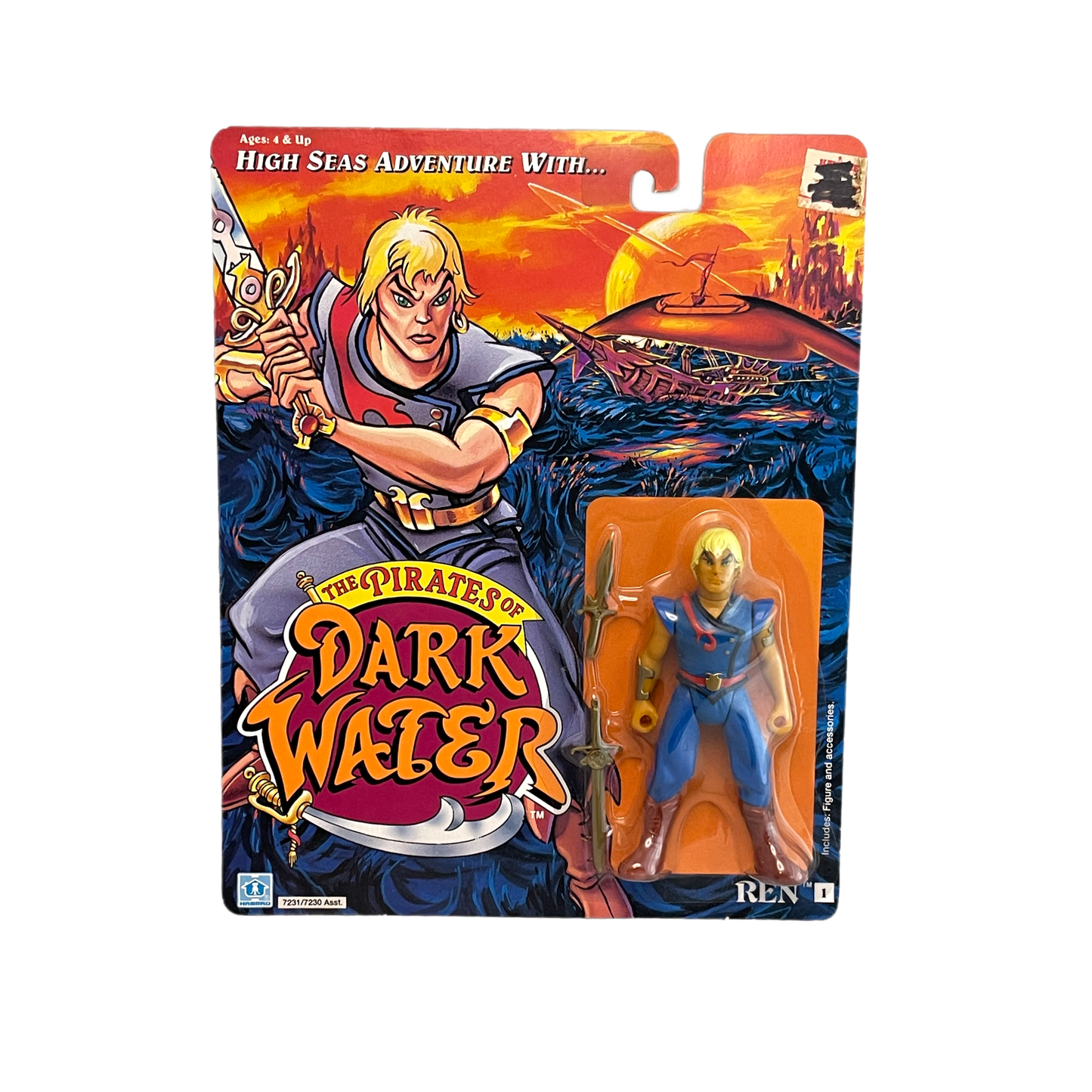 Hasbro pirates of the dark water vintage action figure