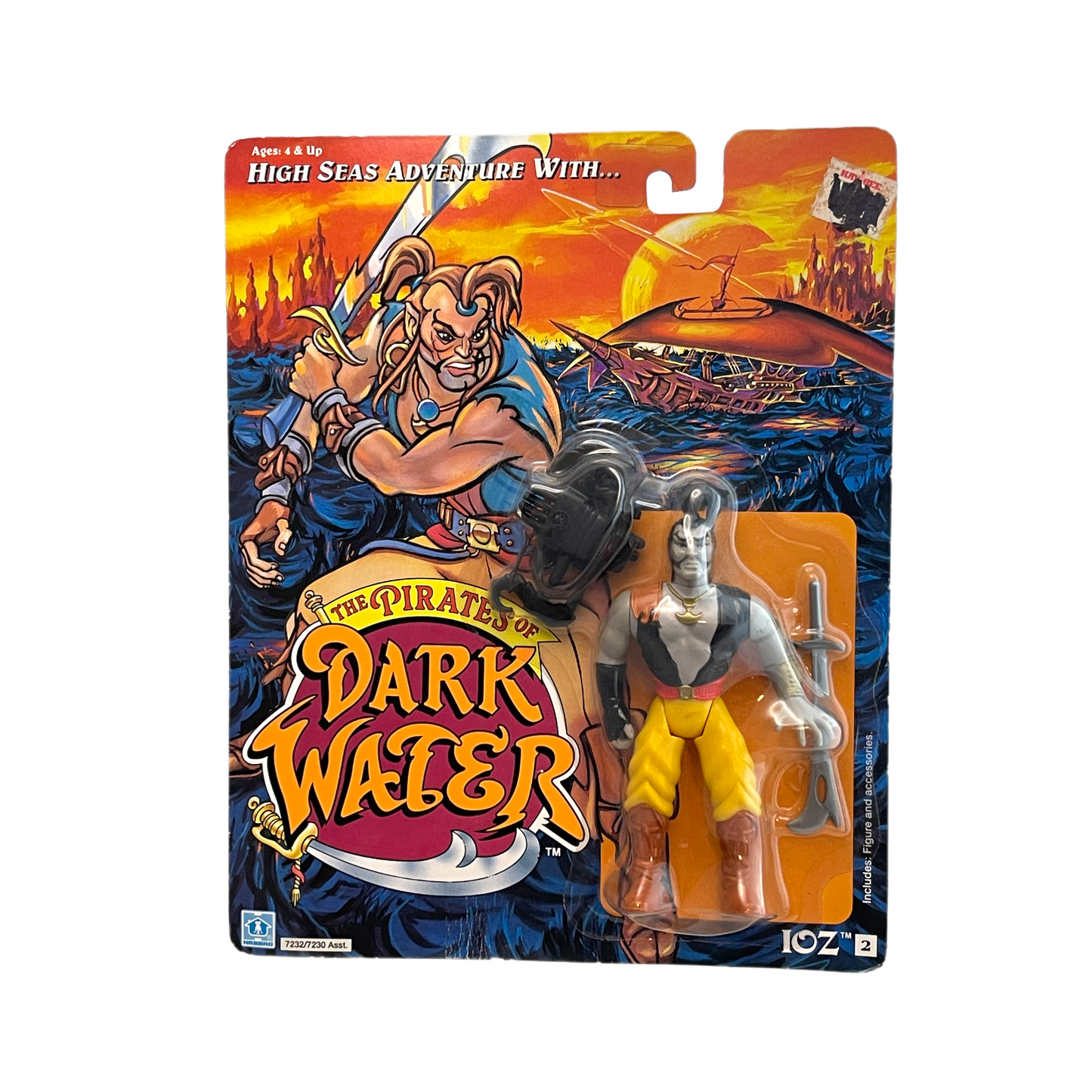 Hasbro pirates of the dark water vintage action figure