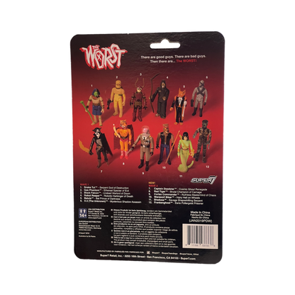 The Worst Super 7 Reaction Figures bundle of 5