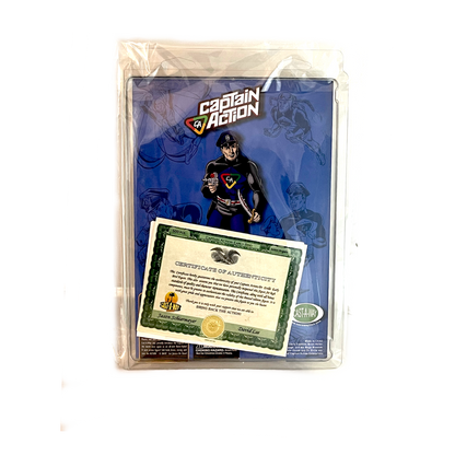 Cast a way toys Mego style Captain Action action figure very limited