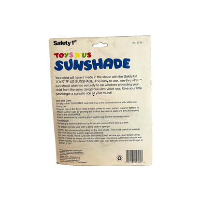 Toys R Us Vintage Window Shade for your automobile Rare toys r us sunshade