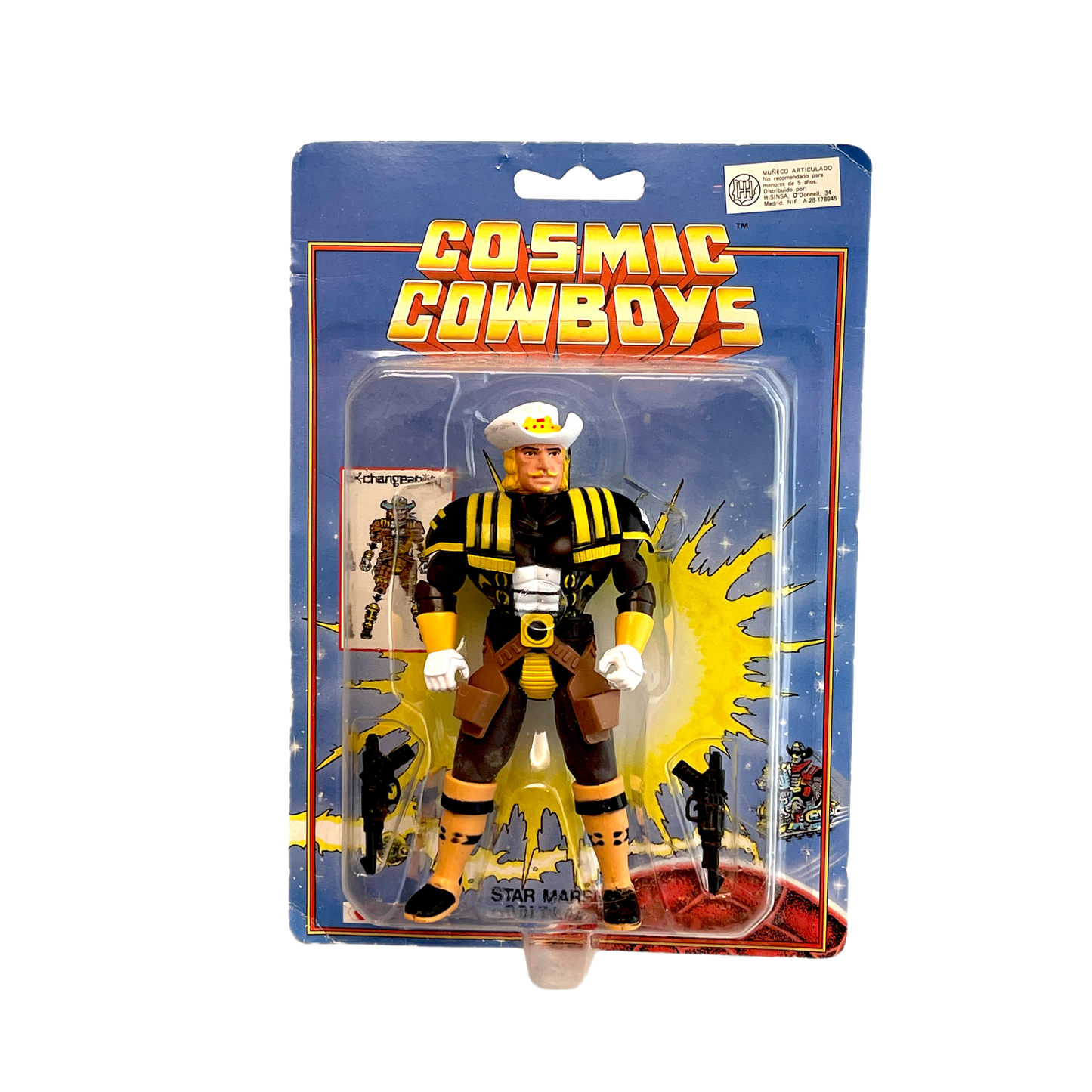 Rare Chief Iron Lance Cosmic Cowboys Vintage Action Figure 80s